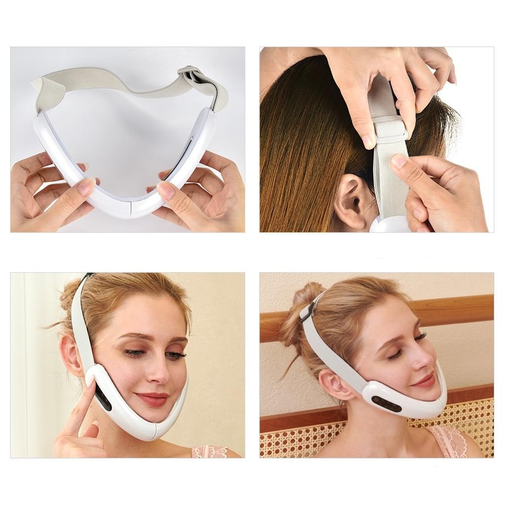 Aparelho massageador redutor de papada e rugas