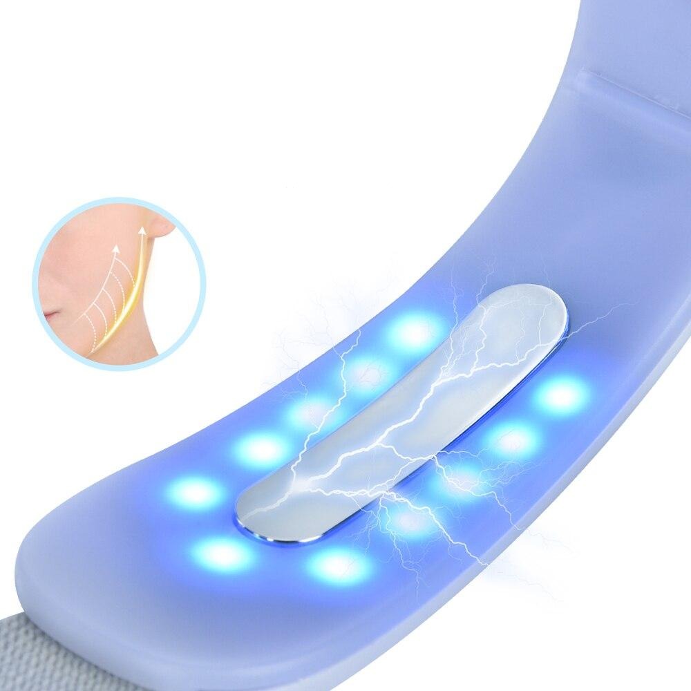 Aparelho massageador redutor de papada e rugas