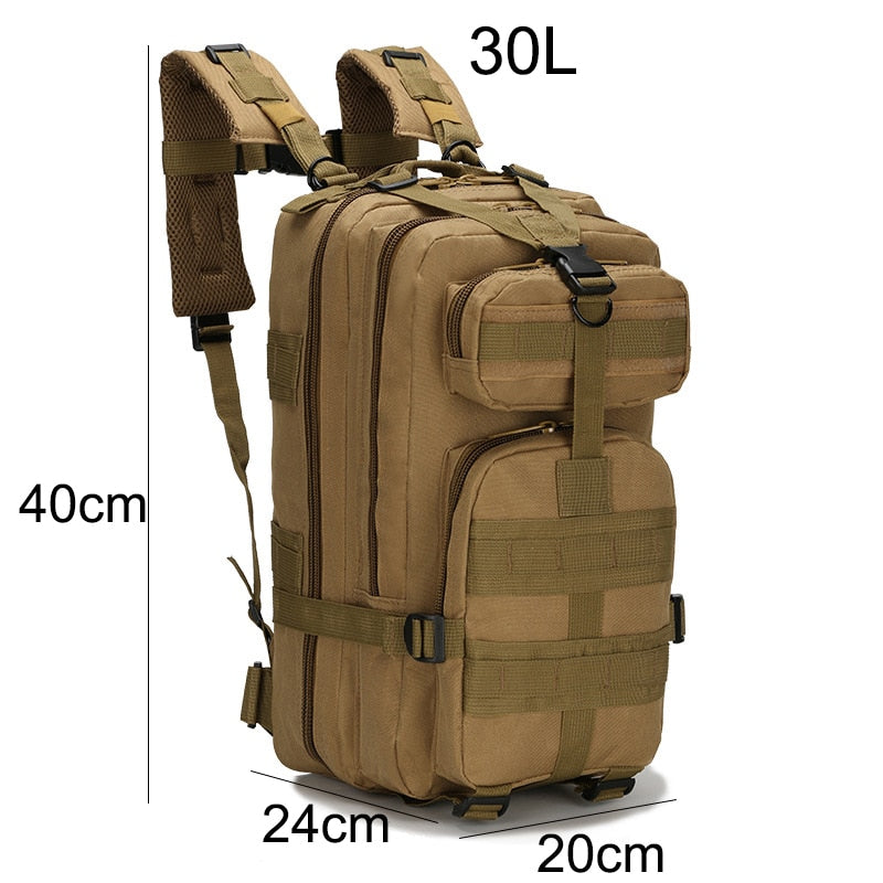 Mochila Tática Militar Impermeável Elite - Grande Capacidade