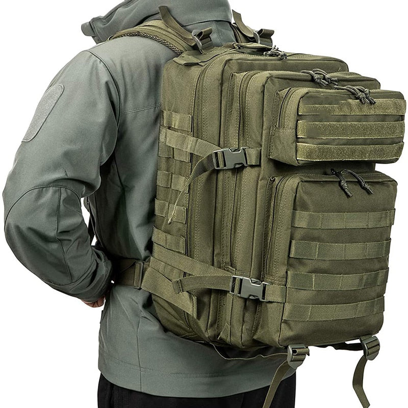 Mochila Tática Militar Impermeável Elite - Grande Capacidade