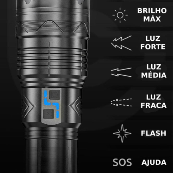 Lanterna Tática  Super Potente Original - Mais Potente do Mundo