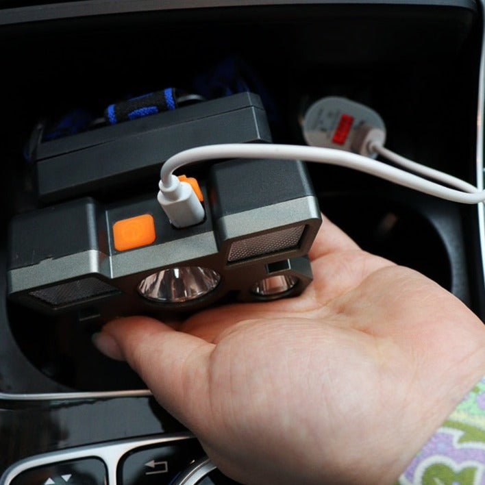 Lanterna de Cabeça Recarregável Ultra Forte : A Mais Poderosa