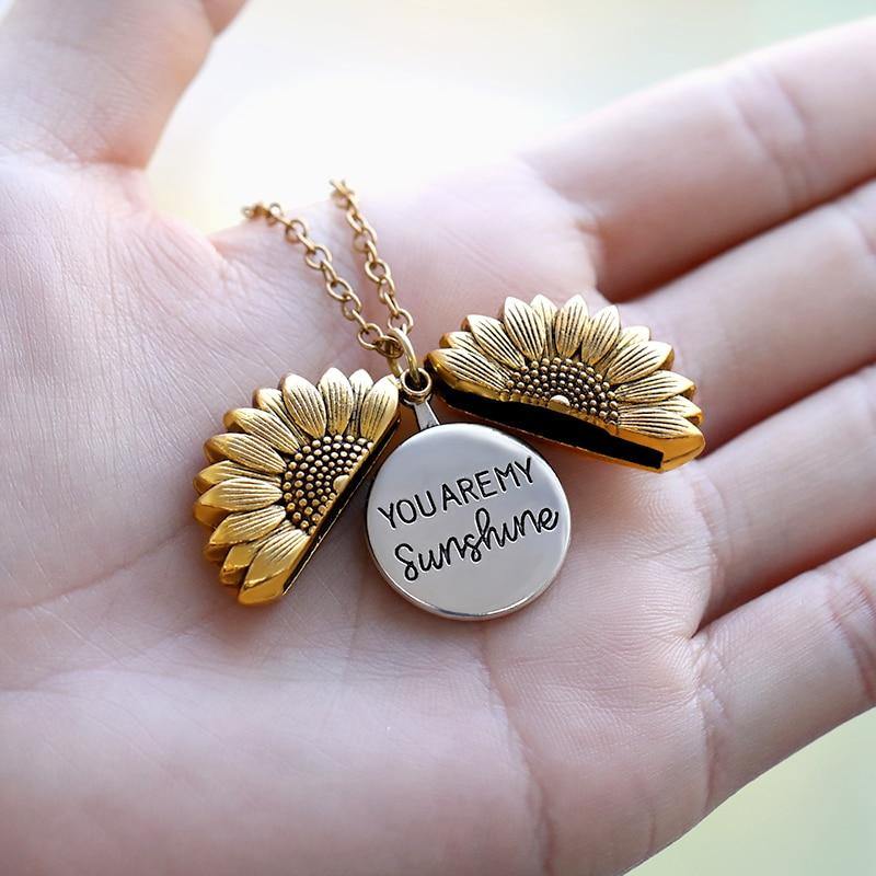 Colar Girassol You Are My Sunshine- Você é meu raio de sol