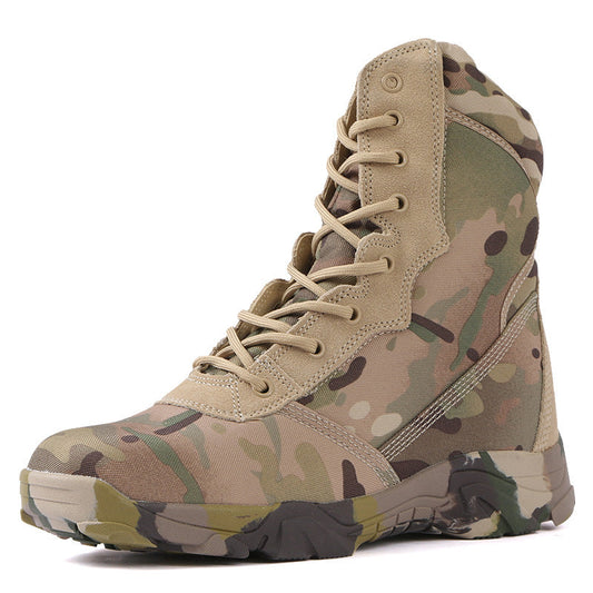 Bota Coturno Tática Militar Impermeável - Exercito Camuflado