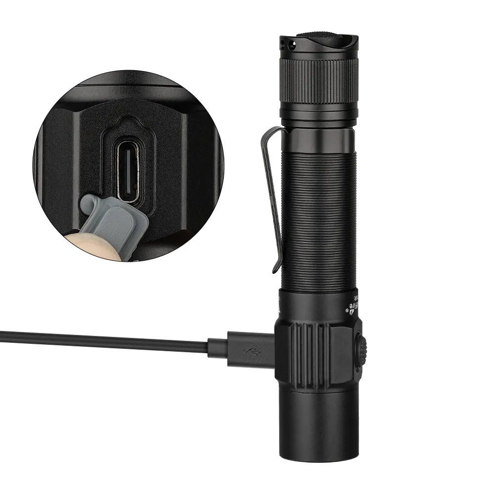 Lanterna Laser Suprema Tática Militar À prova d'água - Grande Luminosidade LED