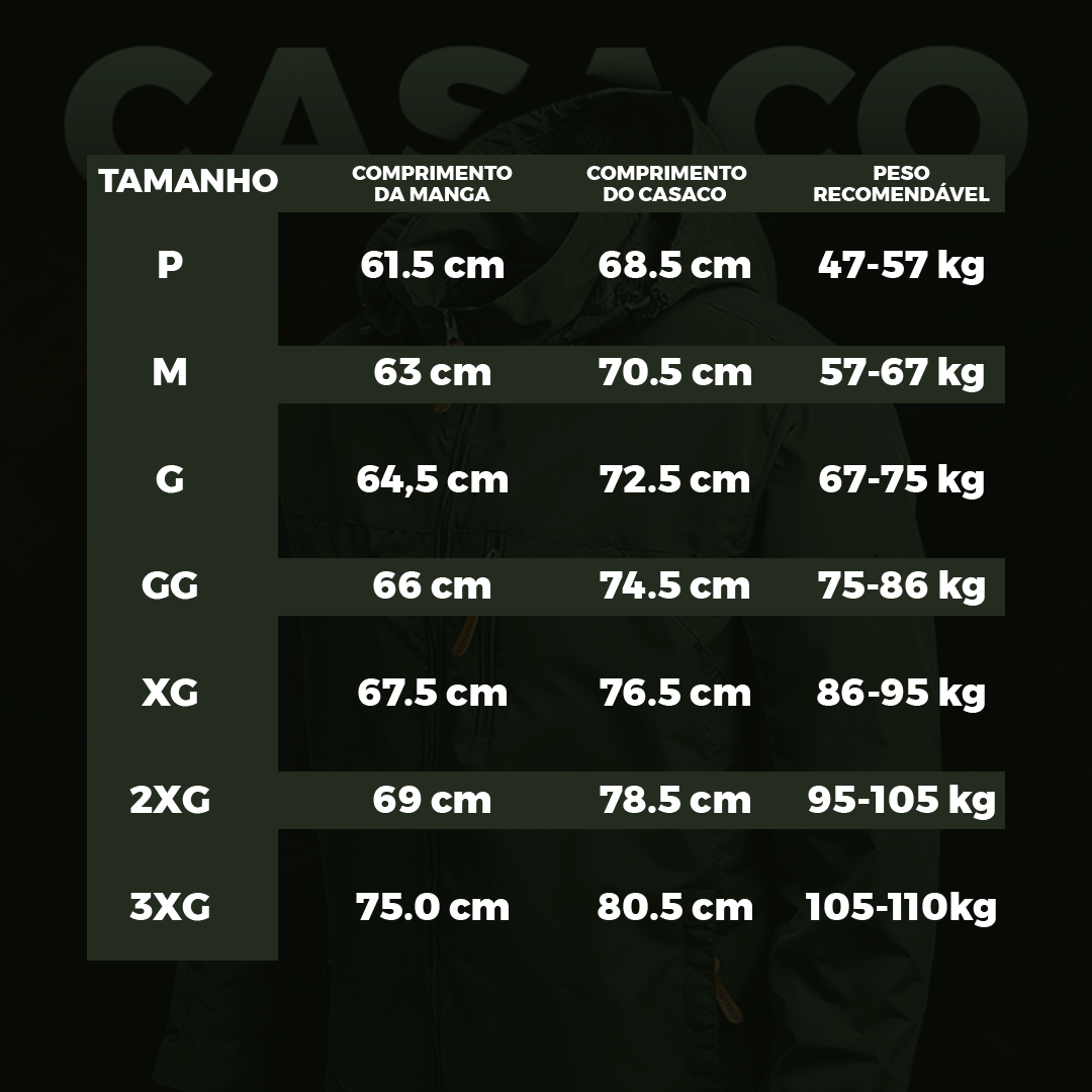Casaco Tático Militar Impermeável com Capuz