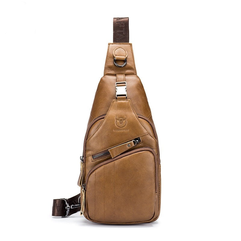 Bolsa Transversal Masculina de Couro Modern