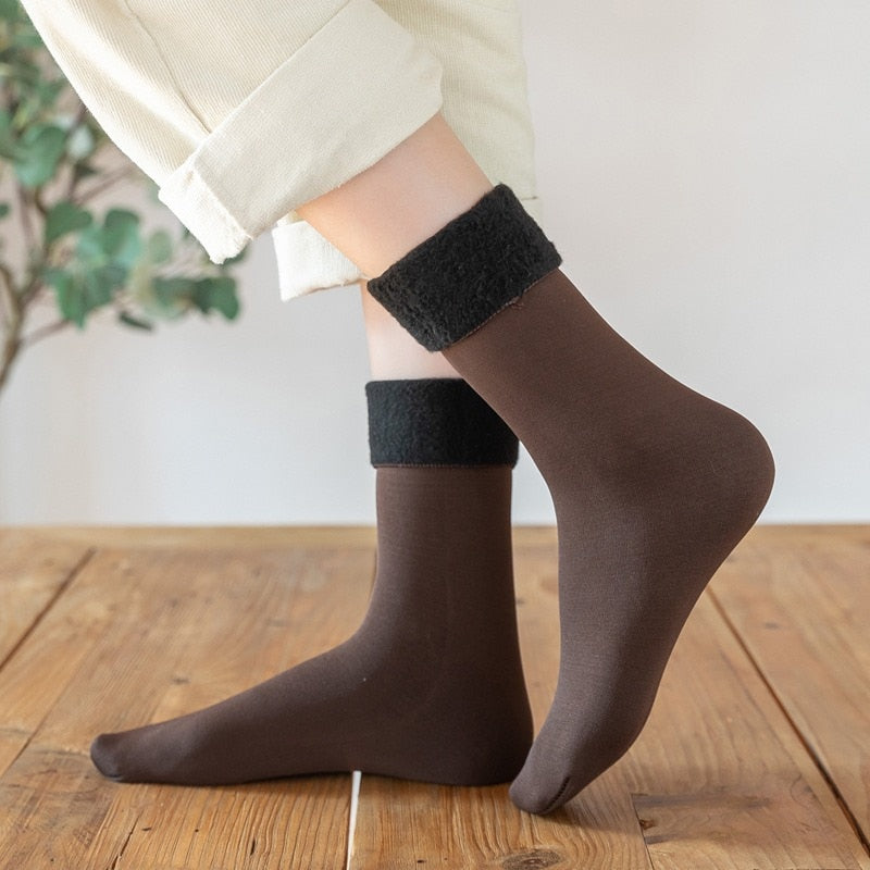 Meia Térmica de Inverno Fluffy (Compre 3 Pares Leve 5)