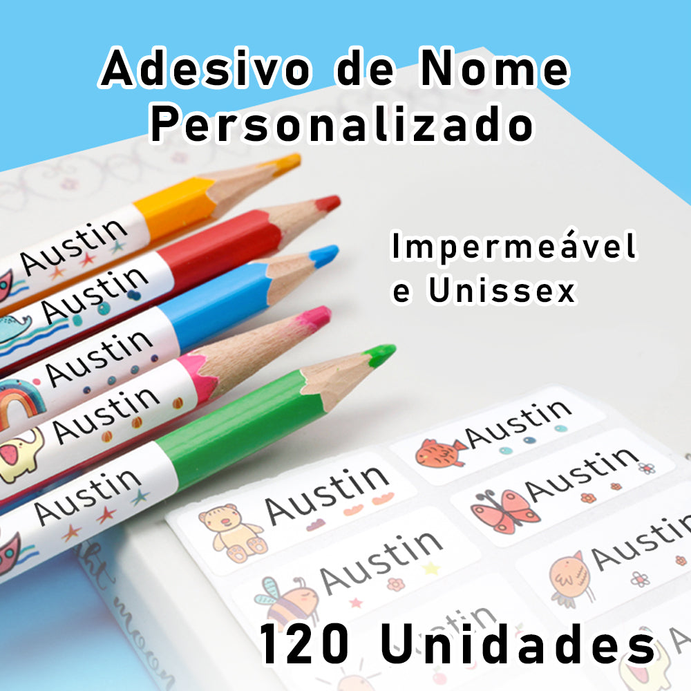 Adesivo de Nome Personalizado - Paradimas®